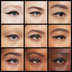 Make Up For Ever Aqua Resist Color Pencil Graphite waterline-safe swatch illustrating daily eyeliner use