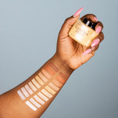 Polvo Makeup Revolution Banana Light para acabado mate y duradero