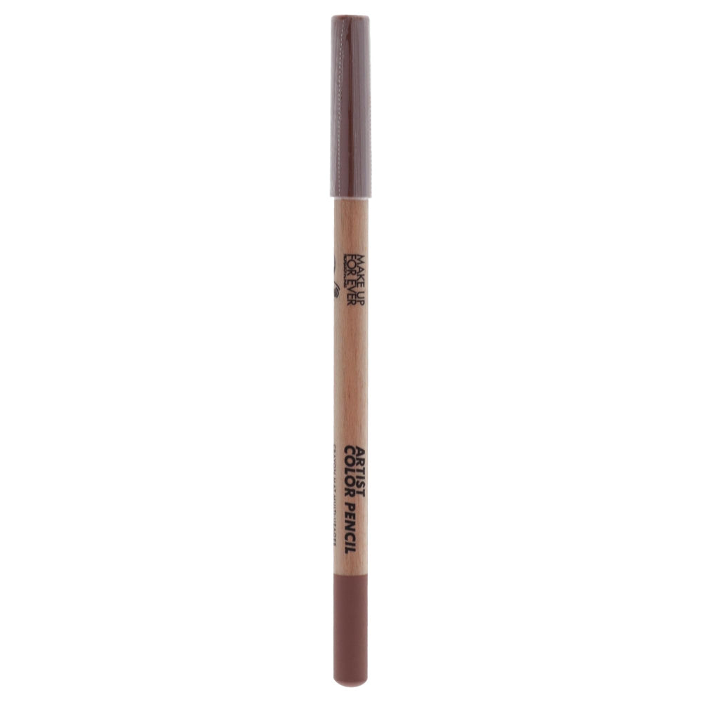 Make Up For Ever Artist Color Pencil 600 swatch on skin shows blendable pigment for cheeks or lips