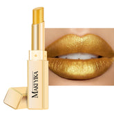 MAKI YIKA barra labio brillo dorado realza color y hidratación diaria