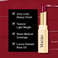MAKI YIKA hydrating formula with sodium hyaluronate nourishes lips while moisturizing.
