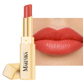 MAKI YIKA lipstick tube in coral red for on-the-go touchups
