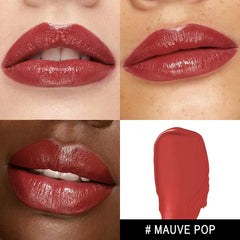 Close-up of MAKI YIKA lipstick tube highlights easy, precise application.