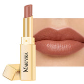 MAKI YIKA Moisture Nude Lipstick applies smoothly for hydrated lips.