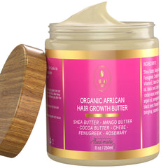 Textura cremosa de Makof Beauty Chebe Butter lista para repartir de forma uniforme.