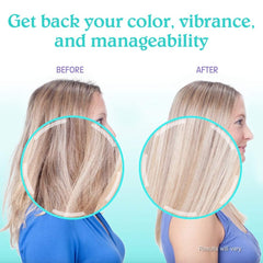Malibu C Swimmers hair mask packet opens for weekly repair and shine