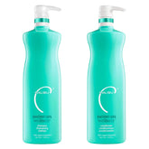 Malibu C Swimmers Wellness Shampoo bottle removes chlorine while preserving moisture.