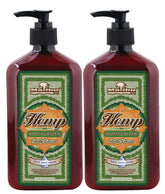 Malibu Tan Body Lotion bottle with hemp hydrates dry skin as part of daily care