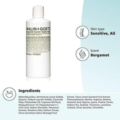 MALIN+GOETZ bergamot hand body wash pump in action for easy use