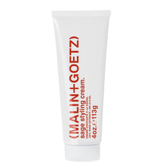 MALIN+GOETZ Sage Styling Cream botella: brillo natural y definición sin peso.