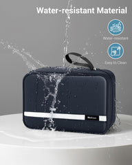 Maliton bag elastic bottle loops keep bottles secured during transit and lay flat.