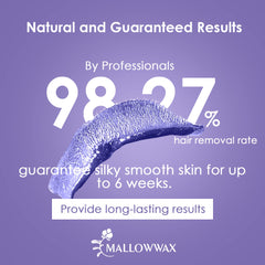 Mallowwax bikini-area wax beads offer comfortable, salon-like performance.