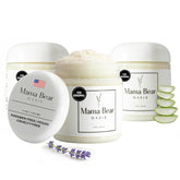 Mama Bear Oasis magnesium lavender lotion bottle for soothing feet and hands