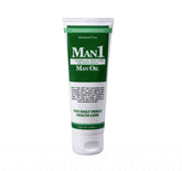 Man1 Man Oil penile health cream bottle for quick, discreet relief and moisturizing care.