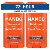 Mando Pro Sport antiperspirant stick front view for all-day odor protection.