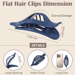 Mandydov lightweight clip offers secure grip on various hair types.