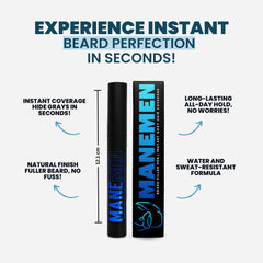 MANEMEN Beard Filler Pen brush tip delivers precise coverage on facial hair.