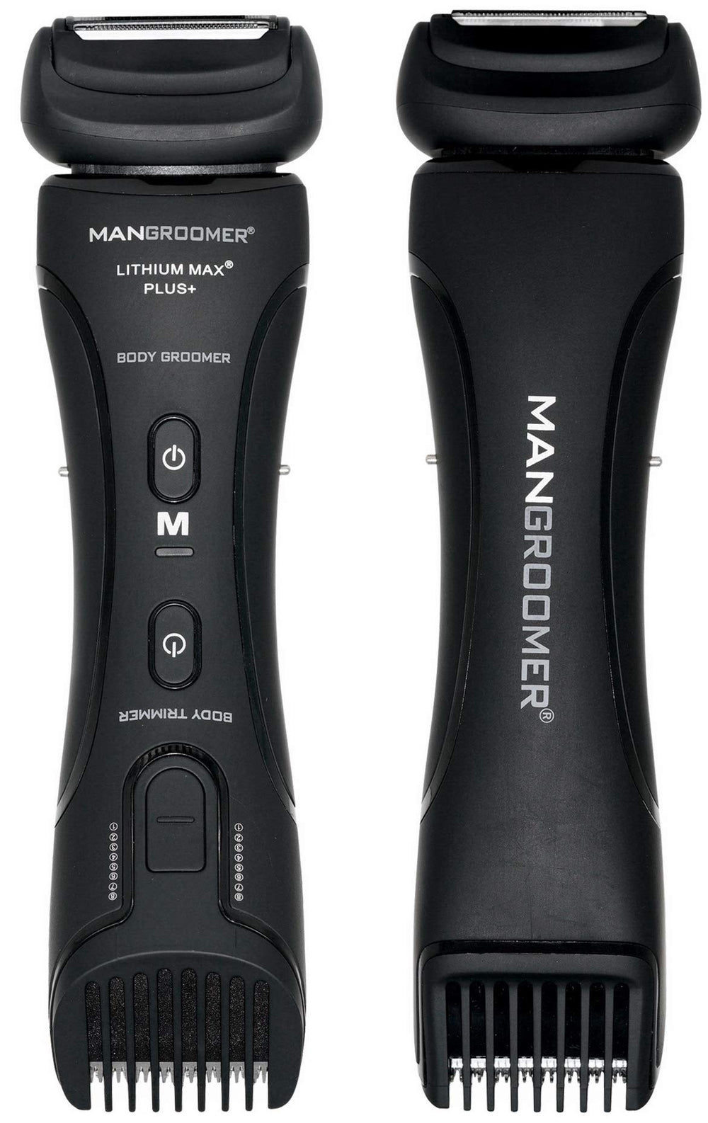 MANGROOMER Lithium Max Plus front view shows ergonomic design for comfortable grooming