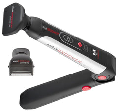 MANGROOMER Ultimate Pro back shaver with 2 heads for efficient back grooming.
