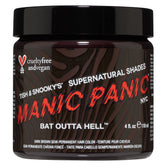 MANIC PANIC Bat Outta Hell dark espresso brown jar for bold, semi-permanent color