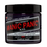 MANIC PANIC Classic Purple Haze bottle reveals warm purple shade for at-home color.