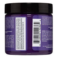 MANIC PANIC Electric Amethyst color swatches reveal intense violet-blue undertones for bold looks