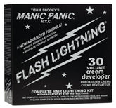 MANIC PANIC Flash Lightning Bleach Powder ready to lift up to five levels.
