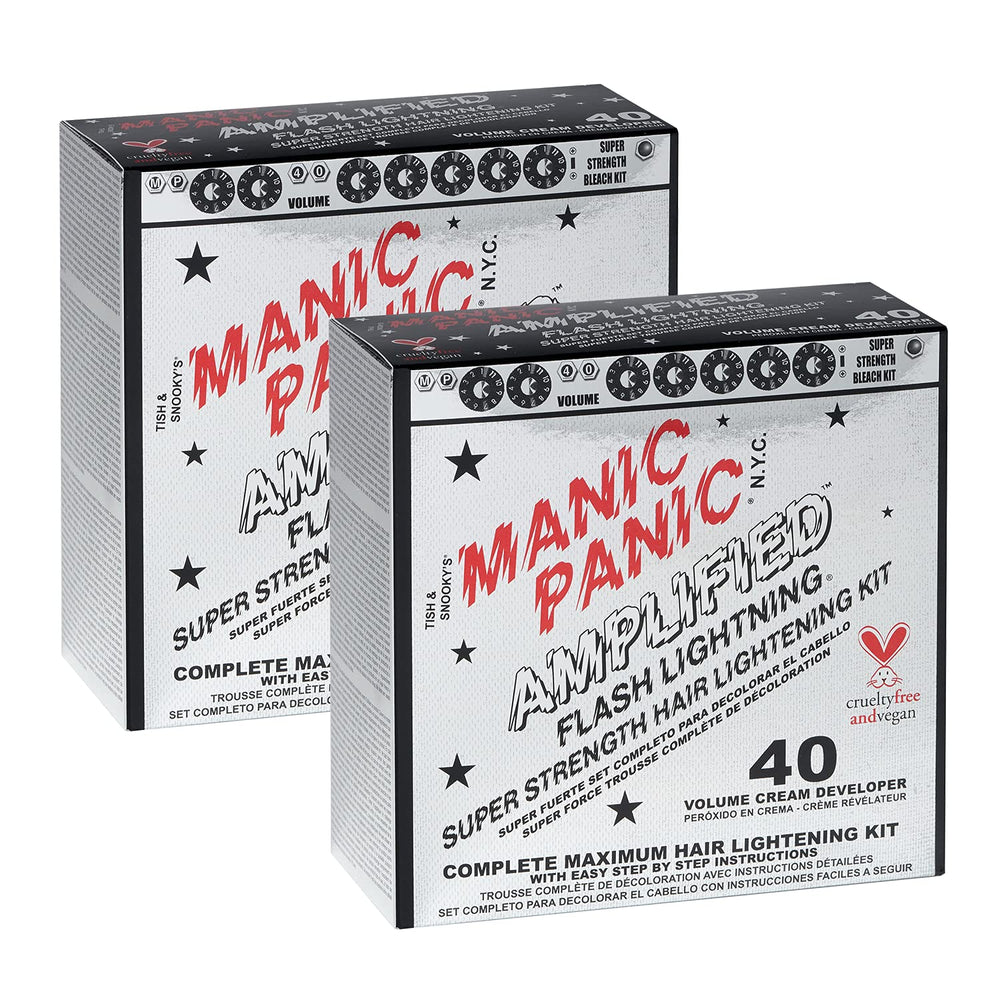 MANIC PANIC Flash Lightning 40-volume developer for high lift and even pre-lightening.