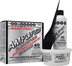 MANIC PANIC Flash Lightning developer bottle for up to 7-level lift on dark hair.