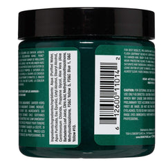 MANIC PANIC Green Envy emerald-swirl showcases rich pigment ideal for bold, long-lasting results.