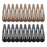 Horquillas de metal antideslizantes Manipepe, negro; sujetan el cabello con firmeza