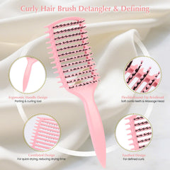 Manrator Curl Defining Brush with ergonomic handle supports comfortable styling sessions.