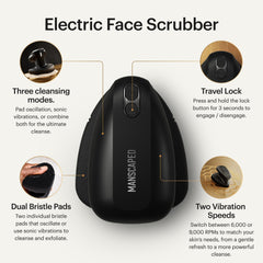 MANSCAPED The Face Buffer PRO sonic-vibrations deep-clean pores for a clearer look
