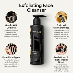 MANSCAPED Skin Ultra Face Wash: espuma suave para limpieza sin irritación.