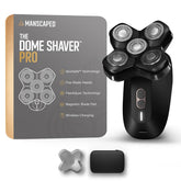 MANSCAPED The Dome Shaver Pro head close-up showing precise multi-blade control for a smooth shave