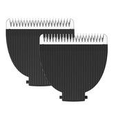 MANSPOT Black replaceable blade two pieces for precise grooming.