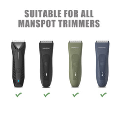 MANSPOT ceramic blade close-up, rust-resistant and durable.