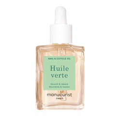 Manucurist Aceite Verde en botella, hidratación para uñas y cutículas.