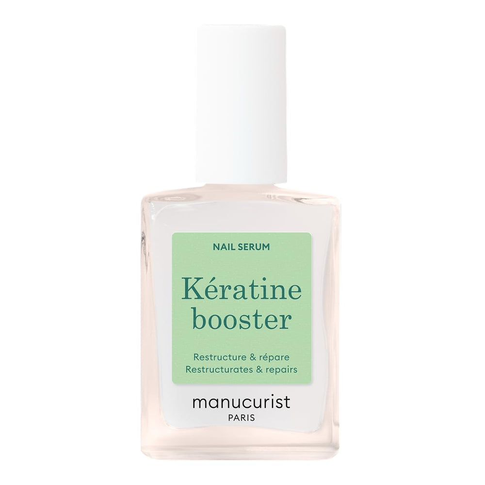 Manucurist Keratin Booster: bote para fortalecimiento rápido de uñas.