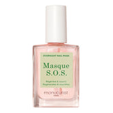 Manucurist SOS Nail Mask envase: cuidado suave para uñas dañadas durante la noche.