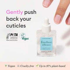 Manucurist Suavizante de Cutícula en gel para aplicación rápida.