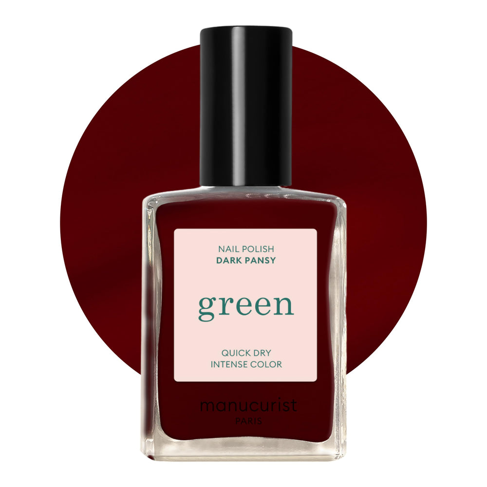 Manucurist Green tono Pansy Oscuro, acabado duradero y elegante