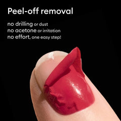 Manucurist Xtrem Flash Top Coat on nails shows up to 21 days of wear.