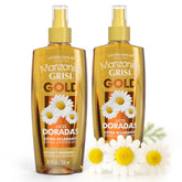 Grisi Manzanilla Hair Lotion Gold bottle shows easy daily lightening