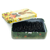 MAORULU mini bobby pins with black case and 1.38 inch length for secure styling