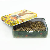 MAORULU mini blonde bobby pins with cute case for portable styling