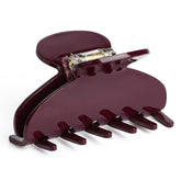 MAORULU pinza de cabello acetato 3 pulgadas burdeos para un estilo audaz