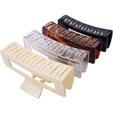 Pinza MAORULU grande de 5 pulgadas con agarre firme para cabello grueso.