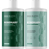 Maple Holistics Biotin Rosemary Shampoo bottle for gentle cleansing of fine hair.