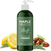 Maple Holistics Degrease bottle pour for deep cleansing of oily hair.